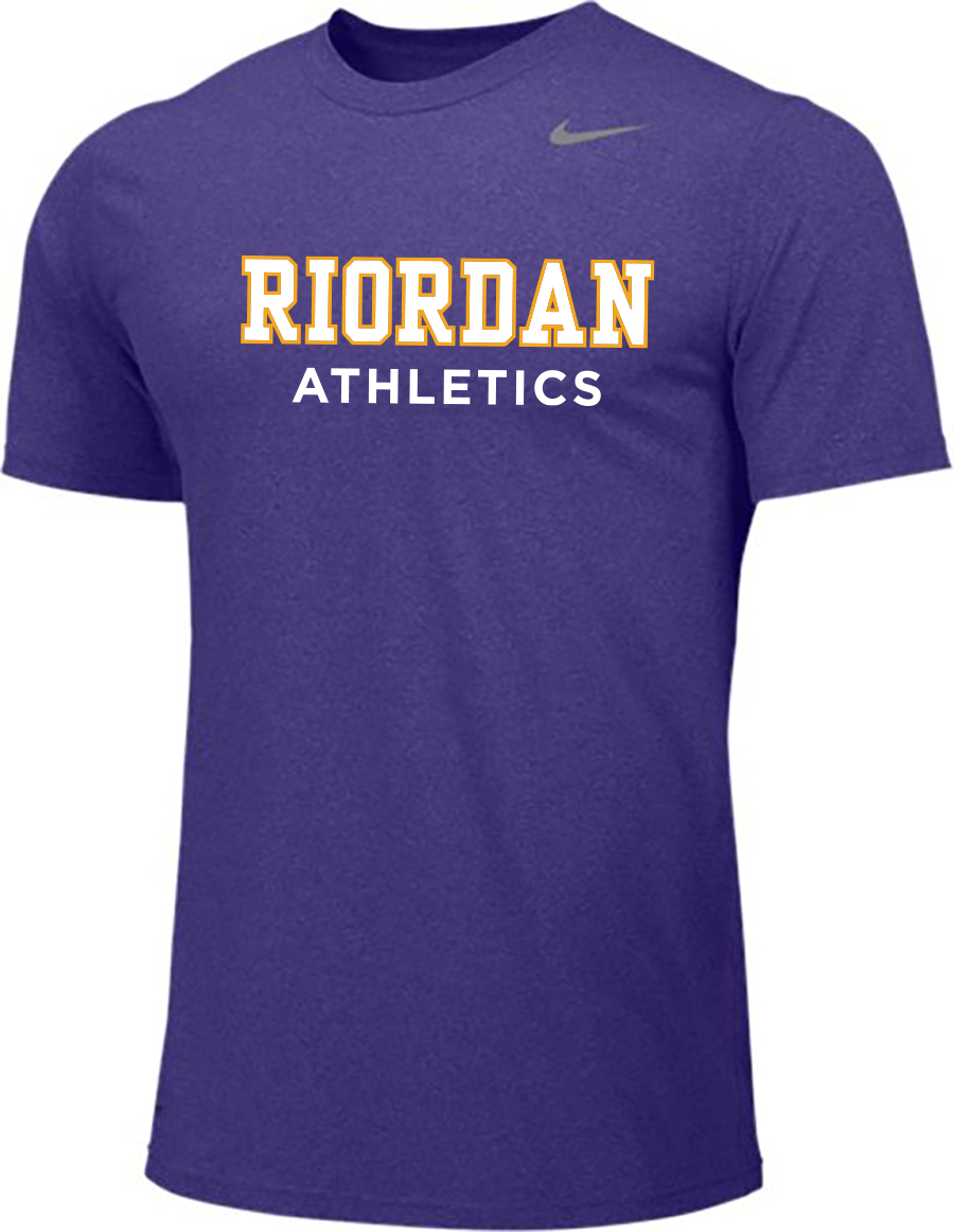 mens purple dri fit shirt
